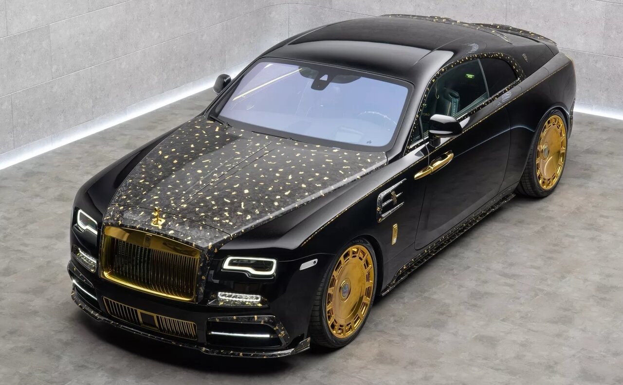وقتی طلای ۲۴ عیار، به رولزرویس معنا میدهد! / خودروی مافیایی منصوری معرفی شد