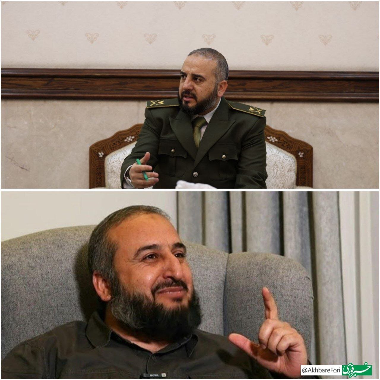 عمل زیبایی وزیر دفاع شورشیان سوریه خبرساز شد!/عکس