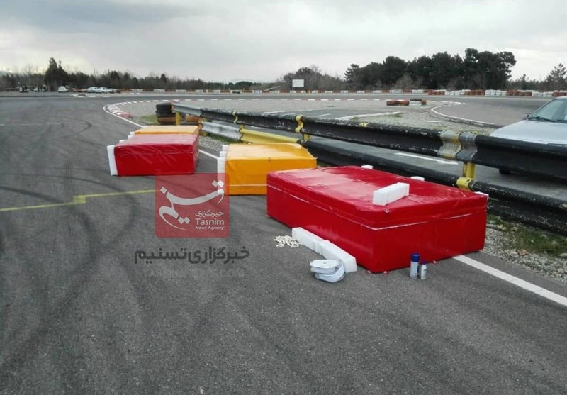 گاردریل غیراستاندارد ونبود بالشتک!