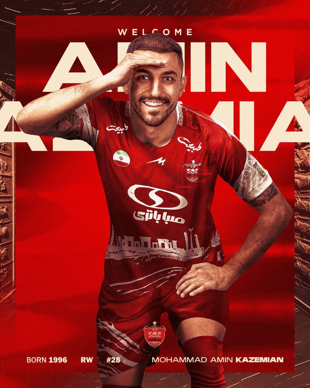 عکس | رسمی؛ سومین خرید پرسپولیس؛ ستاره لیگ برتری سرخپوش شد