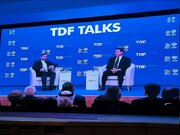 بارزانی در تهران فارسی سخنرانی کرد/ ظریف را دعوت کردم/ هر زمان دچار مشکل شدیم ایران به ما کمک کرد