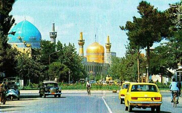 تصویری از بارگاه زیبای حرم امام رضا (ع) ۵۴ سال قبل