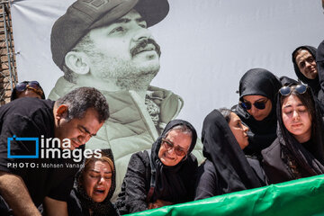 حمیدرضا درجاتی از مقابل خانه هنرمندان تشییع شد