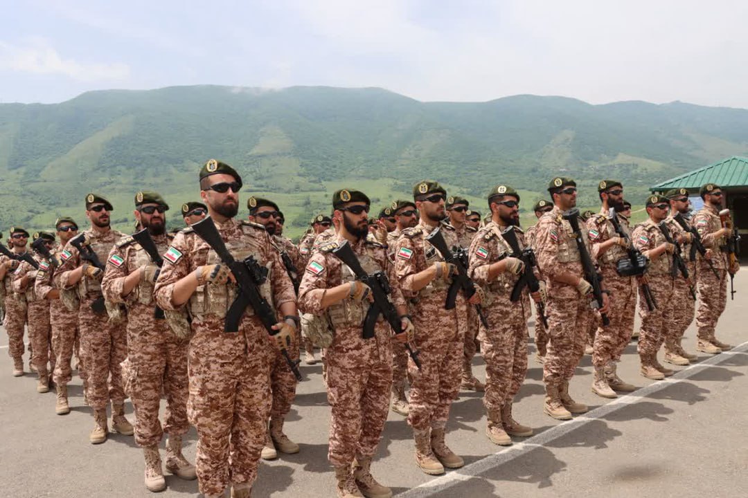 تصاویری از رژه نیروهای ویژه سپاه و ارتش آذربایجان در رزمایش ارس ۲۰۲۵