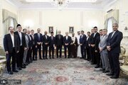 دیدار پزشکیان با برخی هیات‌های خارجی در تهران+عکس
