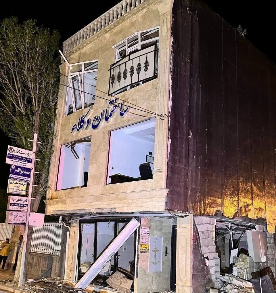 انفجار هولناک در ساختمان وکلا/ عکس