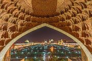 عکس | حضور مقام طالبان در نقش جهان اصفهان