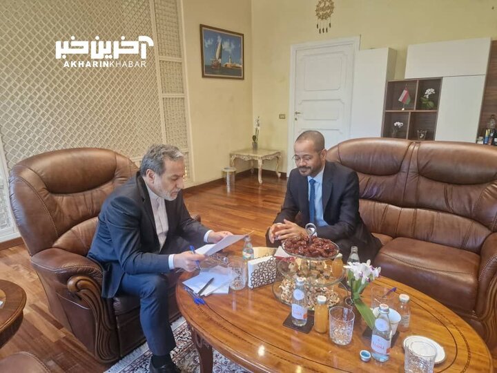 گفتگوهای دوجانبه عراقچی-بوسعیدی در پایان مذاکرات امروز در رم - ایتالیا