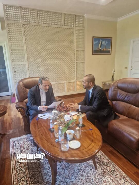 گفتگوهای دوجانبه عراقچی-بوسعیدی در پایان مذاکرات امروز در رم - ایتالیا