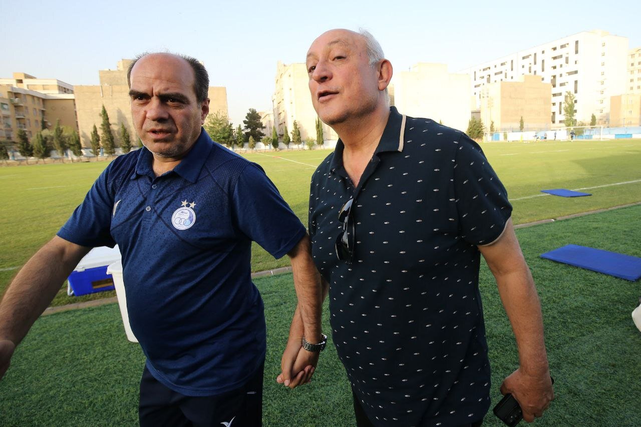 عکس | ستاره نمایش سیصد در تمرین استقلال!