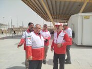 بازدید رئیس سازمان امدادونجات کشور از پایانه مرزی شلمچه