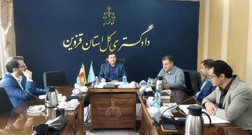 اولین نشست کارگروه حقوقی و قضایی پدافند غیرعامل استان قزوین برگزار شد اولین نشست کارگروه حقوقی و قضایی پدافند غیرعامل استان قزوین برگزار شد