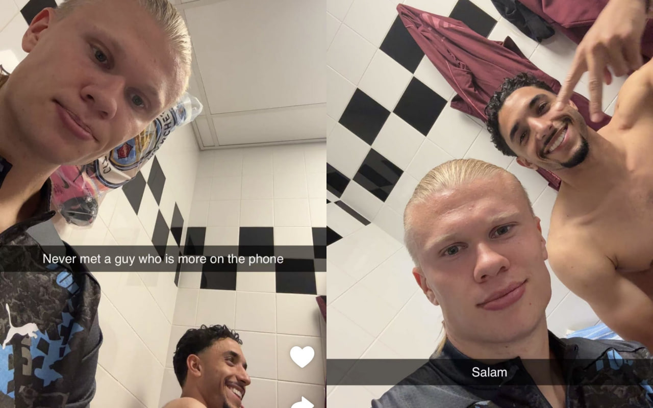 عکس| وقتی ارلینگ هالند فارسی حرف زد!