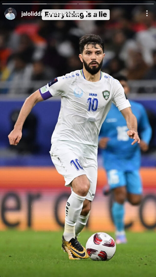 خبر : عکس| استوری عجیب ماشاریپوف؛ ستاره مقابل جباری درآمد؟ 1 عکس| استوری عجیب ماشاریپوف؛ ستاره مقابل جباری درآمد؟