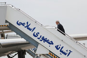 چه کسانی رئیس جمهور را برای سفر به عمان بدرقه کردند؟+تصویر
