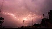 ببینید | برخورد صاعقه به موشک ماهواره‌بر ناسا