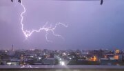 عکس | تصویری تماشایی از برخورد یک صاعقه در لیگوریا ـ ایتالیا