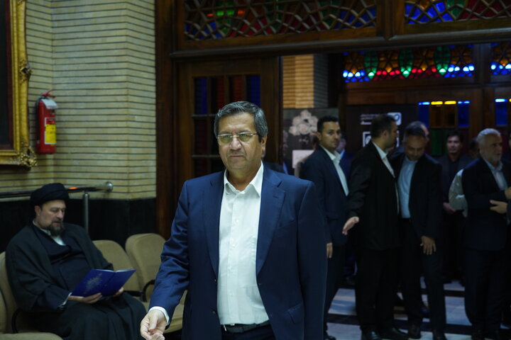 لاریجانی، حسن خمینی، جنتی، هاشمی،  مرعشی، واعظی، جهانگیری و محمدعلی نجفی در یک مراسم