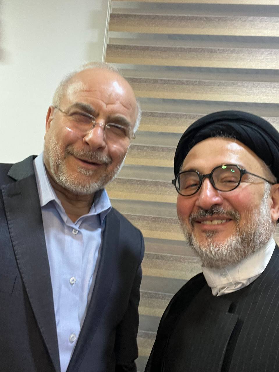 واکنش روحانی اصلاح طلب به ریاست دوباره قالیباف در مجلس/ عدم موفقیت افراطی ها در شرایط فعلی بسیار مهم بود+ سلفی ابطحی با رئیس مجلس