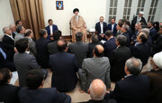دیدار وزیر کشور و استانداران با رهبر انقلاب+تصاویر