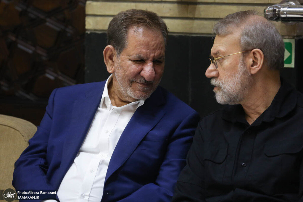 همنشینی لاریجانی و محسن هاشمی در یک مراسم/ سید حسن خمینی و جهانگیری هم آمدند +تصاویر