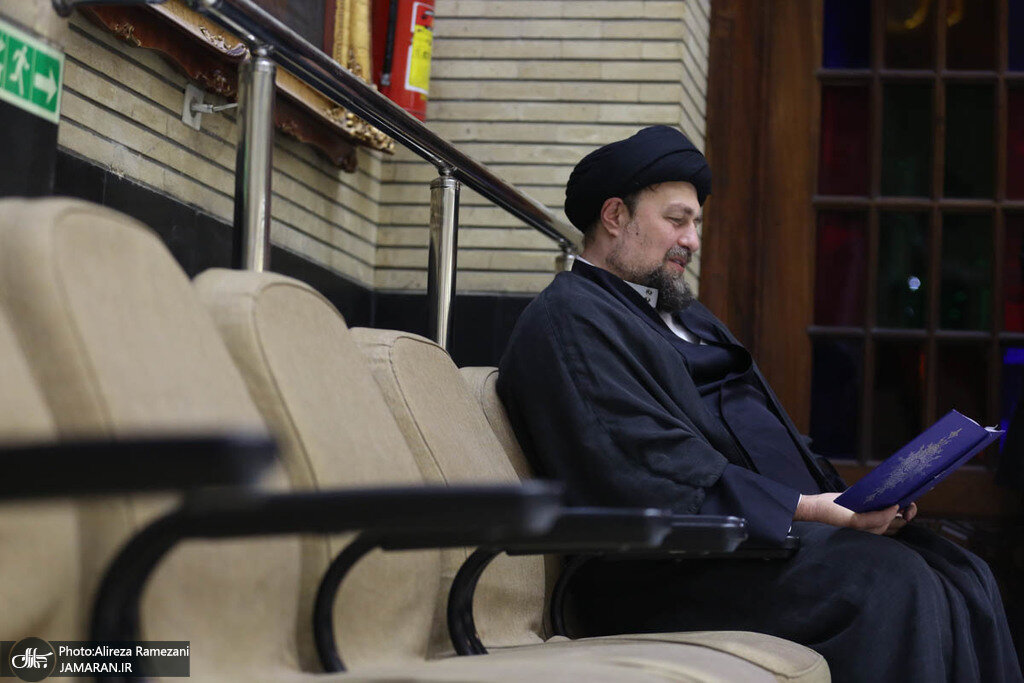 همنشینی لاریجانی و محسن هاشمی در یک مراسم/ سید حسن خمینی و جهانگیری هم آمدند +تصاویر