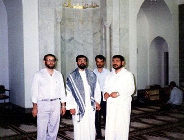 عکس/ محسن رضایی با کلاه عرق‌چین در کنار علی لاریجانی