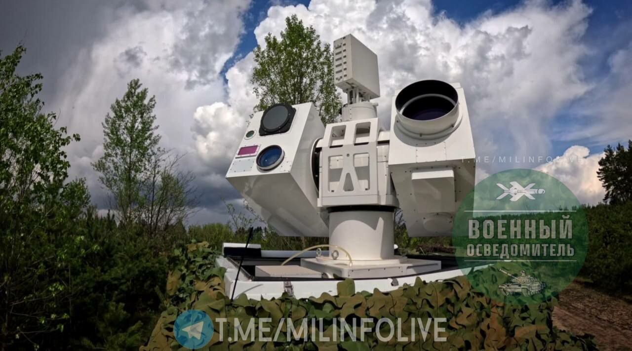 رونمایی از سلاح لیزری روسیه / به آتش کشیدن پهپاد در آسمان