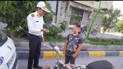 پلیس اصفهان جلوی پسر بچه ۹ ساله را گرفت
