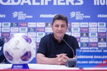 عکس | امیر قلعهنویی، تماشاگر ویژه لیگ نخبگان آسیا