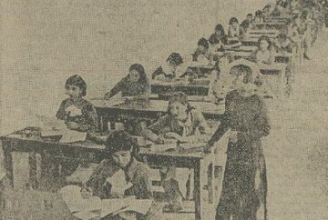 آماری از رقابت مدارس دولتی و خصوصی در ۹۰ سال پیش + عکس