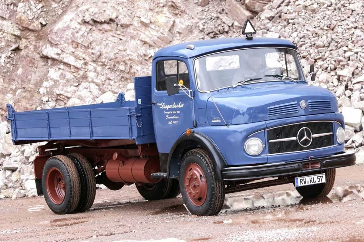 کامیون ۶۶ ساله بنز در ایران سوژه رسانههای جهانی شد!