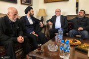 ببینید |  حضور سید علی خمینی در مزار شهید سیدحسن نصرالله
