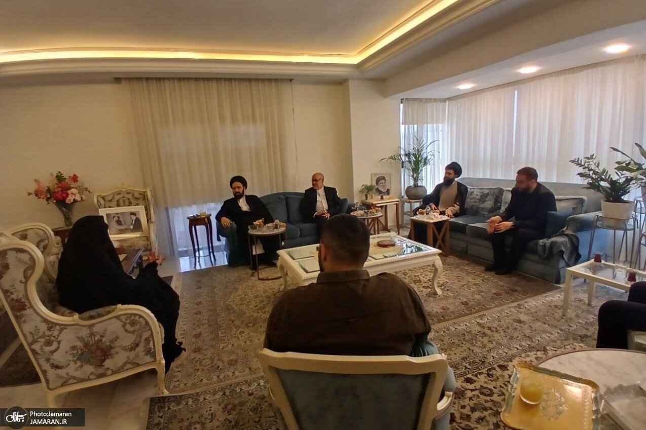سید علی خمینی به منزل یکی از فرماندهان حزبالله لبنان رفت/ لقب این فرمانده حزبالله چه بود؟