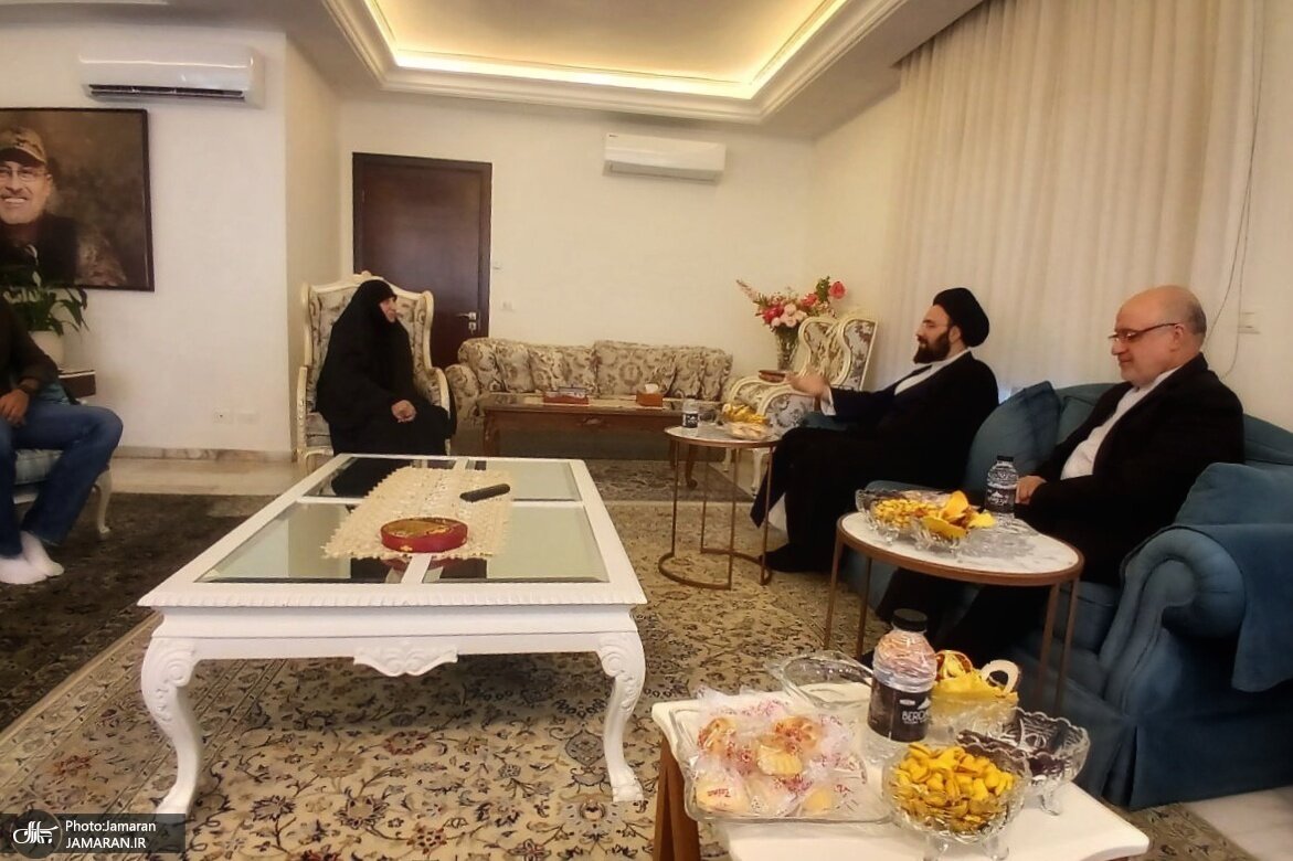 سید علی خمینی به منزل یکی از فرماندهان حزبالله لبنان رفت/ لقب این فرمانده حزبالله چه بود؟