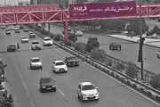 ببینید | لحظه واژگونی مرگبار پژو ۲۰۶ در مشهد در پی عبور خطرناک یک عابر پیاده از عرض بزرگراه