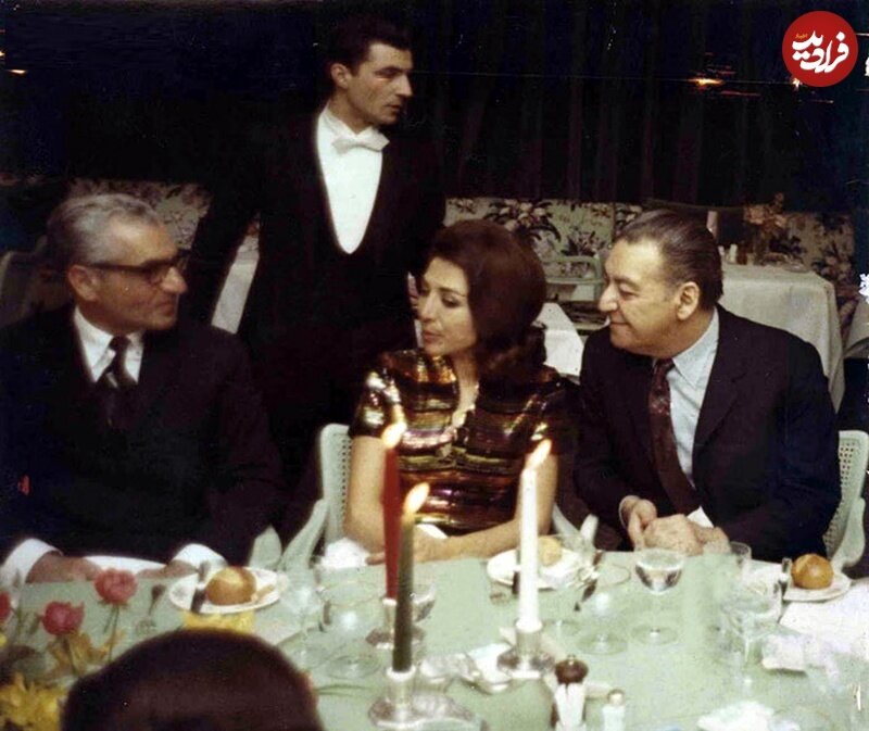 عکس/ «سلطان خاویار ایران» و همسرش در مهمانی شاه