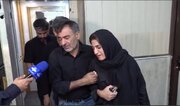 ببینید | گریه و بی‌تابی مادر مرحومه الهه حسین‌نژاد در پلیس آگاهی