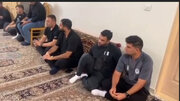 ببینید | حضور کنعانی زادگان و درویش در مراسم ختم مرحومه الهه‌ حسین‌نژاد