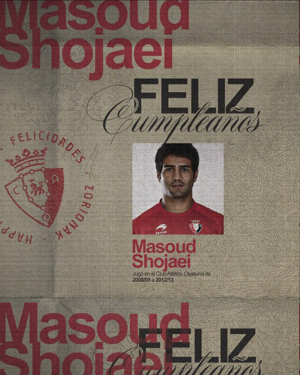 عکس | تبریک تولد اوساسونا به شجاعی