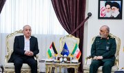 اولین تصویر از دیدار یک مقام فلسطینی با سرلشکر سلامی/ ماجرا چیست؟