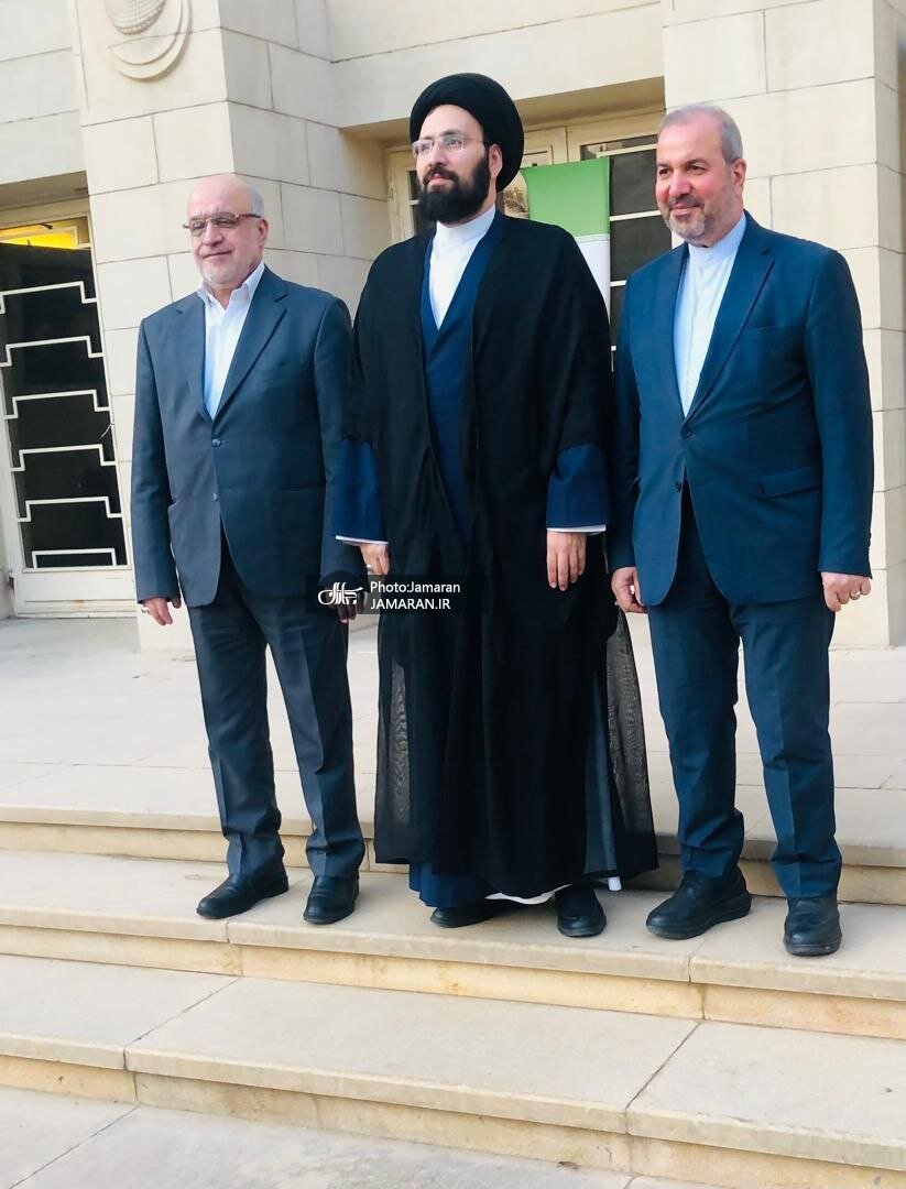 سیدعلی خمینی به بغداد رفت/ او با چه کسانی ملاقات کرد؟+تصویر