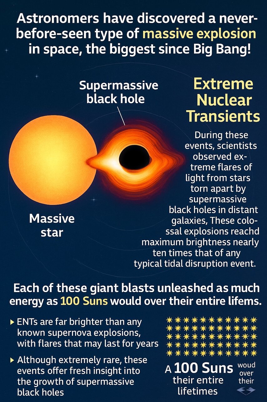 کشف بزرگترین انفجارهای کیهانی پس از «بیگبنگ»