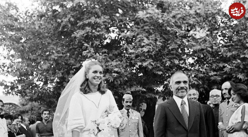 عکس/ مراسم عروسی ملک حسین، پادشاه اردن با ملکه نور