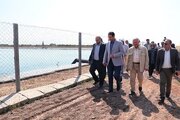 افتتاح یک طرح سامانه نوین آبیاری در شهرستان قزوین