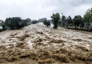 ببینید | جاری شدن سیلاب روستای ژرف کلات نادری خراسان رضوی