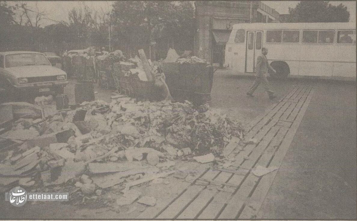 معضل نظافت تهران در میانه دهه شصت + عکس