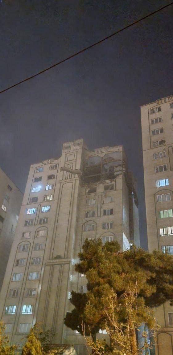 عکسی از انفجار یک خانه در شهرک شهید محلاتی