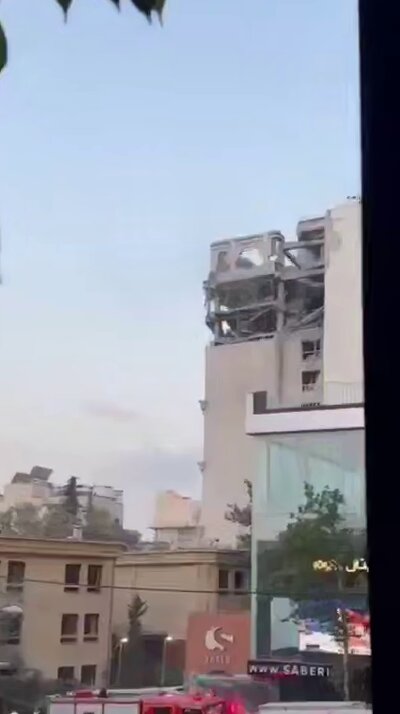 اولین تصاویر از تخریب منزل علی شمخانی در حملات اسرائیل به تهران