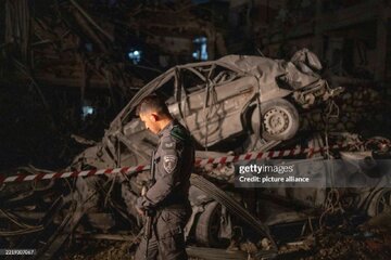 تصاویر جدید از میزان تخریب موشک های ایرانی